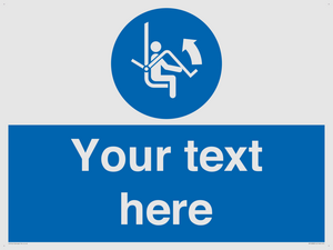 Custom Mandatory: Open safety bar of chairlift